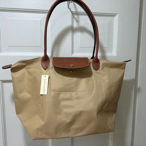 Longchamp Le Pliage Nylon Tote Handbag Shoulder in Ultramarine